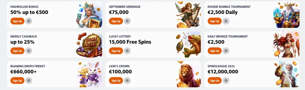 Casinobonussen en promoties Wbetz